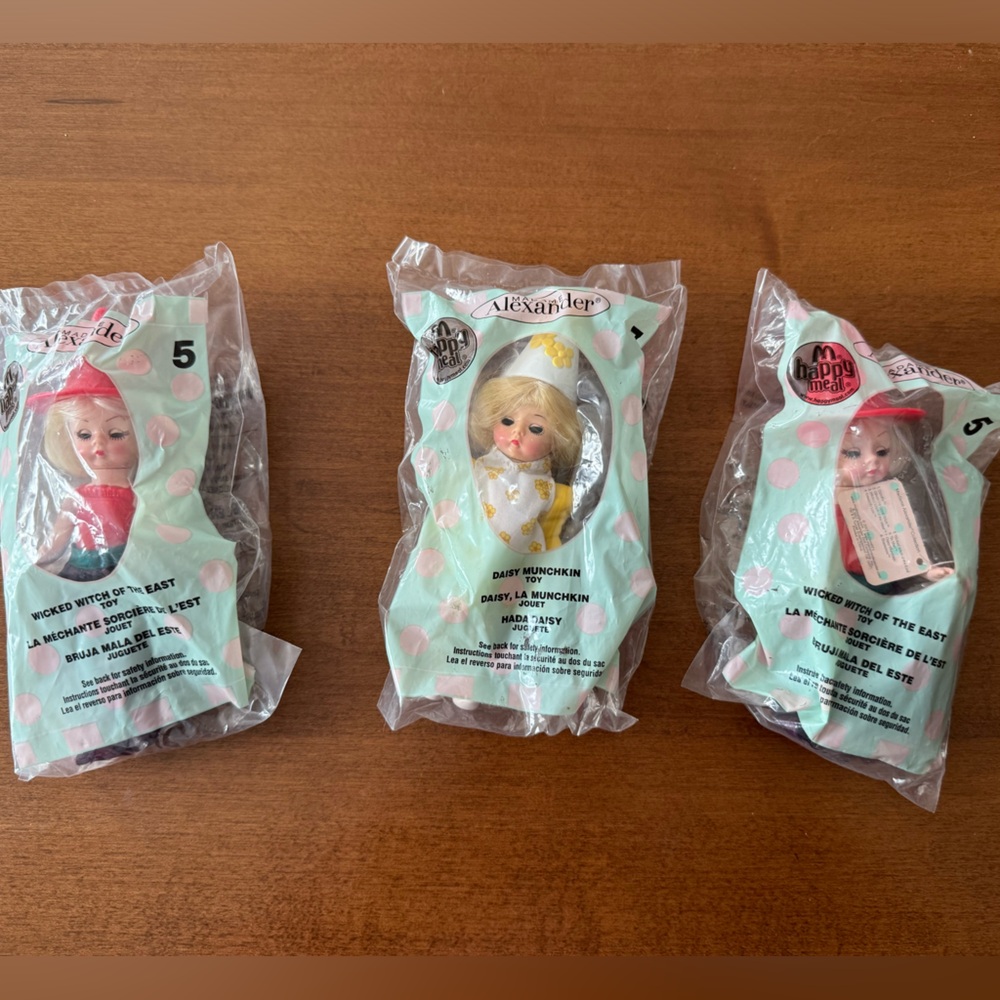 Madame Alexander “Daisy Munchkin” and 2 “Wicked Witch of the East” Toy